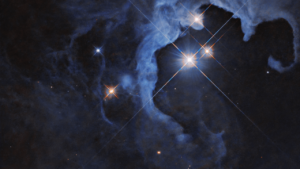 The birth of a star similar to the Sun is observed by the NASA Hubble Telescope